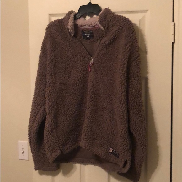 Southern Marsh Jackets & Blazers - Brown Southern Marsh Sherpa Pullover